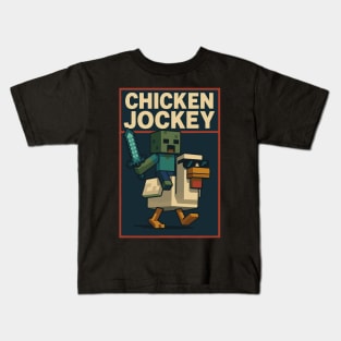 CHICKEN JOCKEY Kids T-Shirt